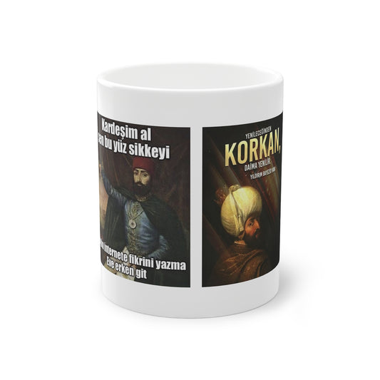 Humorous Historical Mug with Ottoman Memes
