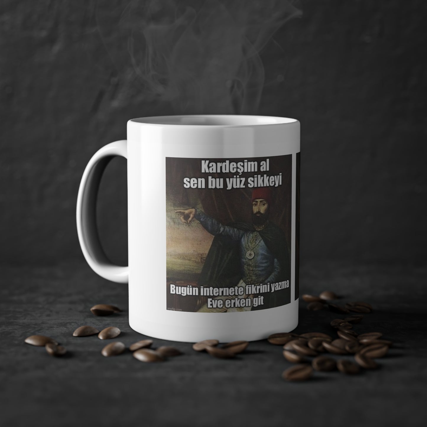 Humorous Historical Mug with Ottoman Memes